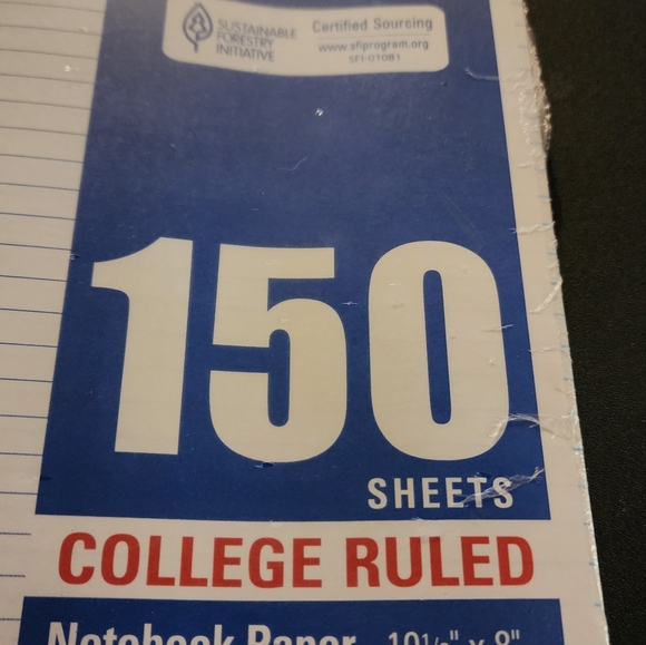 Binder notebook paper - Picture 2 of 4